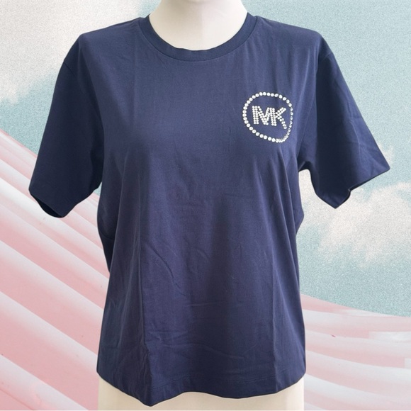 Michael Kors Midnight Blue Tee - Picture 2 of 5